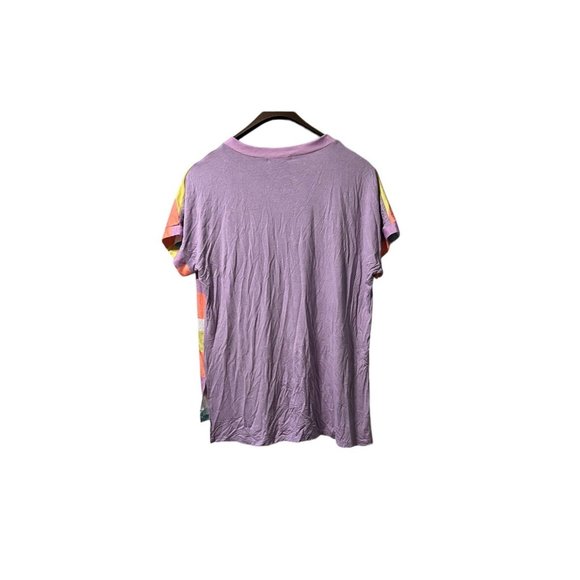 Haptics By Holly Harper Plus Short Sleeve shirt Tunic colorful‎ Size Small - Picture 2 of 6